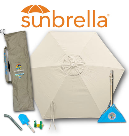 beachBUB® All-In-One Beach Umbrella System - Sunbrella Model