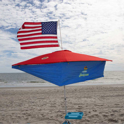 beachBUB sun vistor addon with american flag